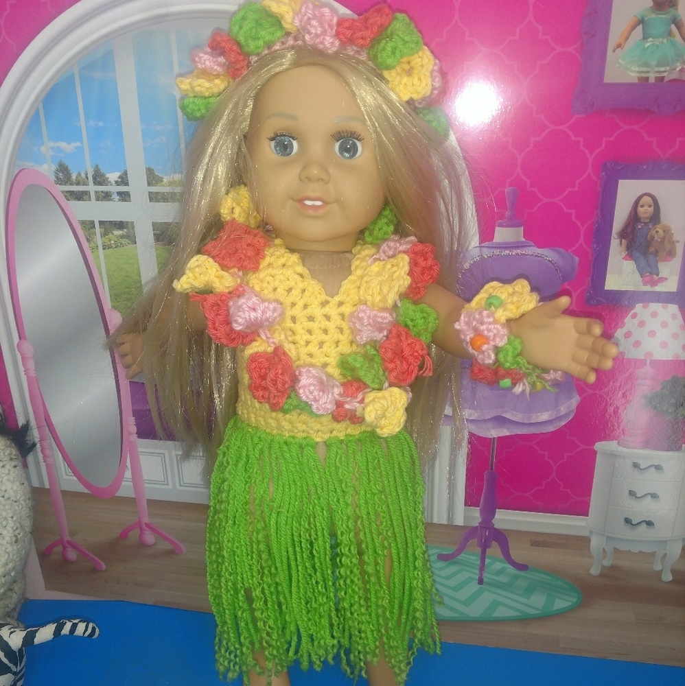 Hawaiian Luah set for american girl type doll